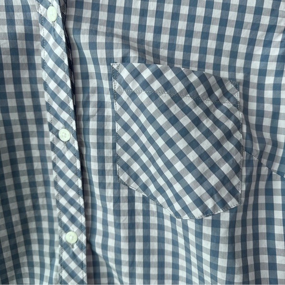 UNTUCKIT Gingham Check Plaid Button Down Shirt 2 - Picture 2 of 5